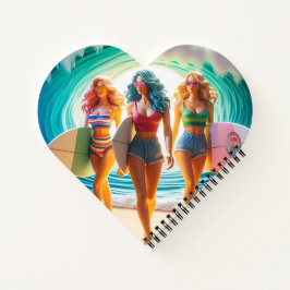 Waves & Wanderlust Kollektion Notizbuch