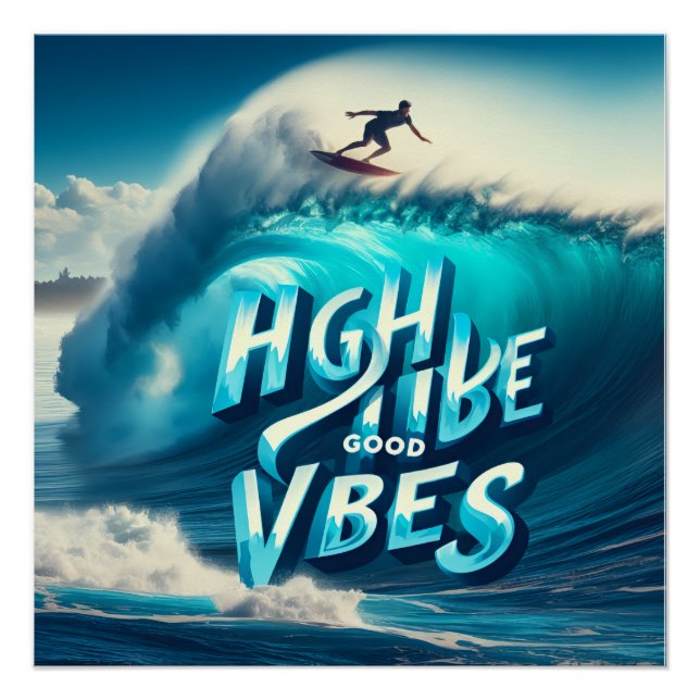 Waves & Wanderlust Kollektion Poster (Vorderseite)