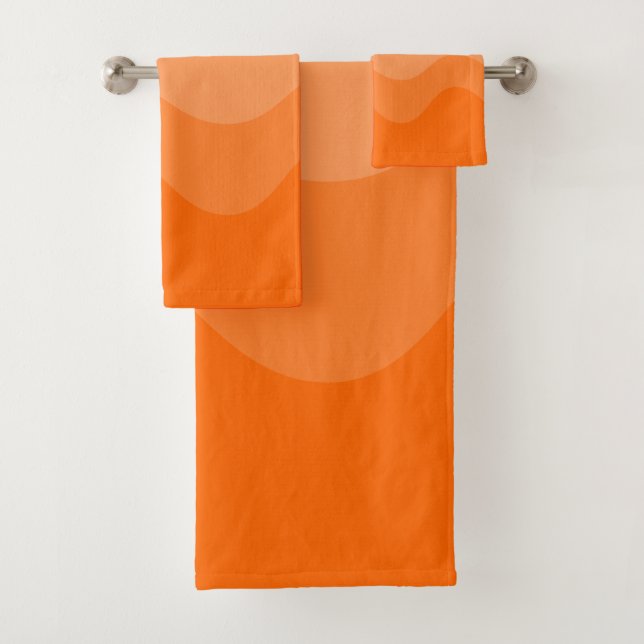 Wavey Stripe Modern Badhandtuch Set (Insitu)