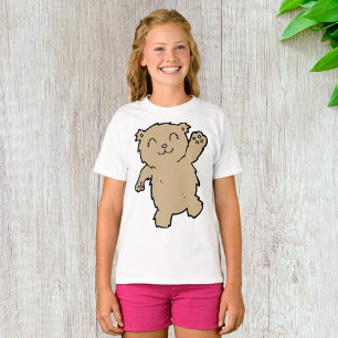 Waving Adorable Lächelbär T-Shirt
