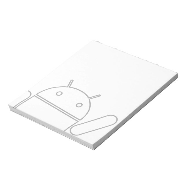 Waving Android Notepad Notizblock (Rotiert)