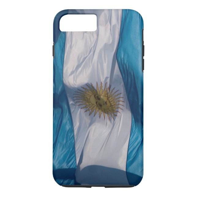 Waving Flag Argentinien Case-Mate iPhone Hülle (Rückseite)