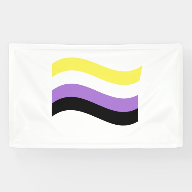 Waving-Flag Banner (Horizontal)