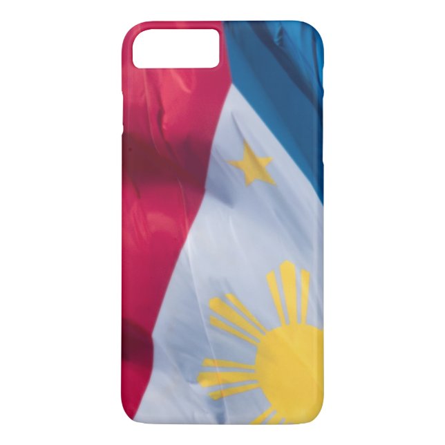 Waving Flag der Philippinen Case-Mate iPhone Hülle (Rückseite)