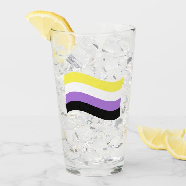 Waving-Flag Glas (Vorderseite Ice)