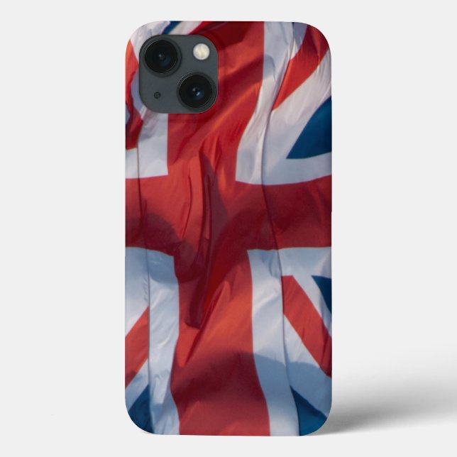 Waving Flag of Britain Case-Mate iPhone Hülle (Rückseite)