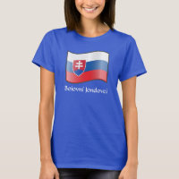 Waving Flag Slovakia Bojovní Jondovci T - Shirt