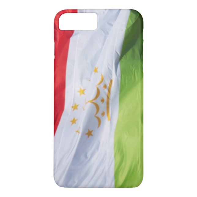 Waving Flag Tadschikistan Case-Mate iPhone Hülle (Rückseite)