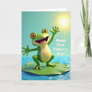 Waving Frog Süßer Vatertagskarte Karte