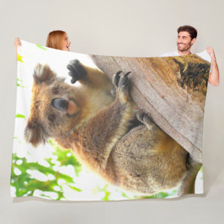 WAVING KOALA FLEECEDECKE