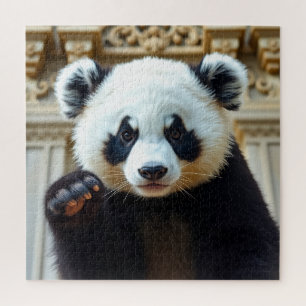 Waving Panda Design Puzzle