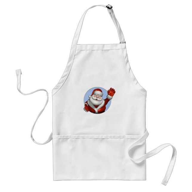 Waving Santa Schürze (Vorne)