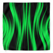 Wavy Abstrakt Neon Green und Black