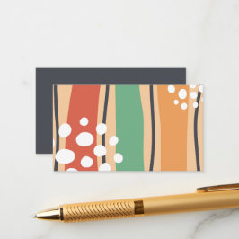 Wavy abstrakte Kunst, boho Design Begleitkarte