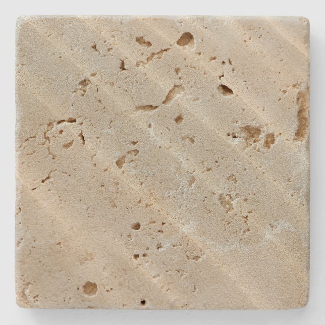 Wavy Beach Sand Steinuntersetzer (Vorderseite)