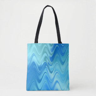 Wavy Blue Abstrakt