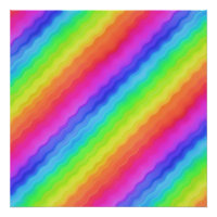 Wavy Diagonal farbenfrohe Regenbogendesign