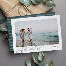 Wavy | Einfaches Horizontal Joyful Wishs Foto