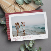 Wavy | Einfaches Horizontal Joyful Wishs Foto