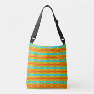 Wavy Gemustert Rainbow Colossbody Bag Tragetaschen Mit Langen Trägern