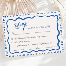 Wavy Hand Drawn Scribble Squiggle UAWG Wedding