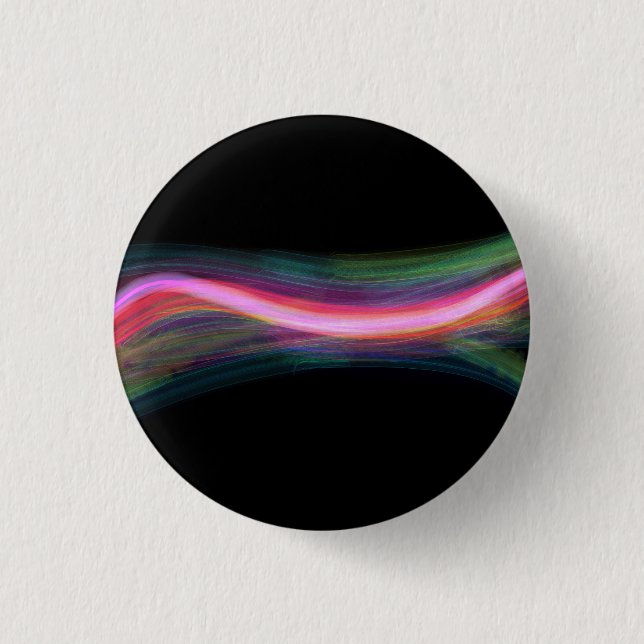 Wavy Hintergrund mit farbigen Linien Button (Vorderseite)