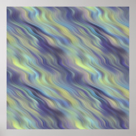 Wavy Lavender Texture Poster