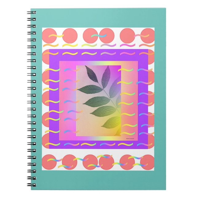 WAVY LEAF Journal Notizblock (Vorderseite)