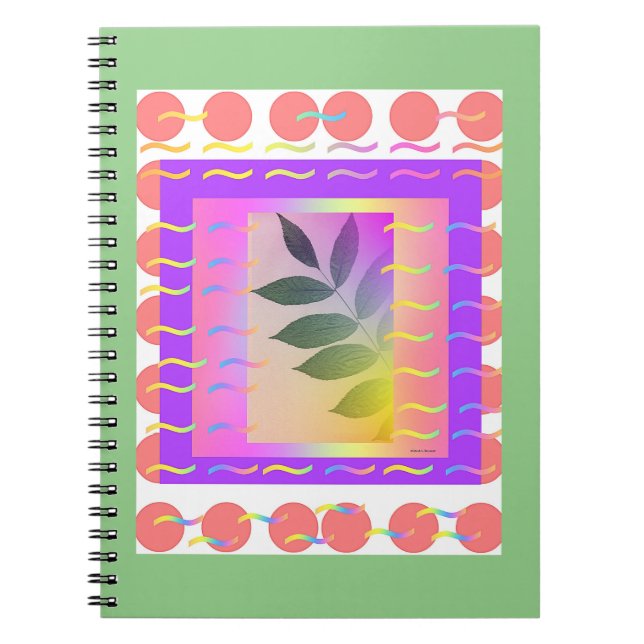 WAVY LEAF NOTIZBLOCK (Vorderseite)