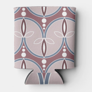 Wavy Lines: Nahtlose geometrische Vintag. Dosenkühler