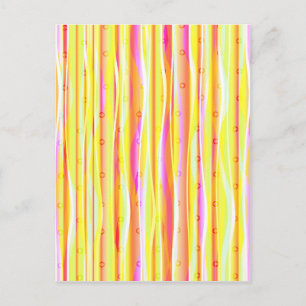 Wavy Lines Postkarte