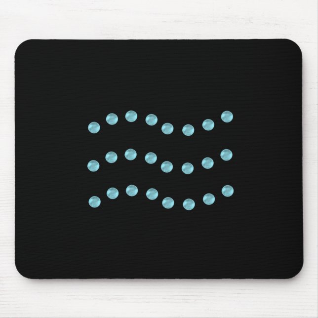 Wavy-Linien Mousepad (Vorne)