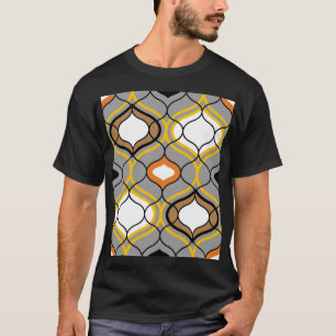 Wavy Linien, nahtlos geometrisches Muster. T-Shirt