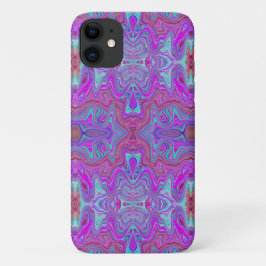 Wavy Magenta und Blue Trippy Marble Muster Case-Mate iPhone Hülle