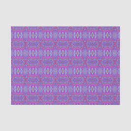 Wavy Magenta und Blue Trippy Marble Muster Seidenpapier
