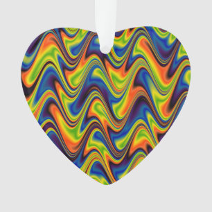 Wavy Multicolor Abstrakt Ornament