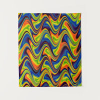 Wavy Multicolor Abstrakt