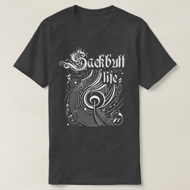 Wavy Music Sackbutt Life T-Shirt (Design vorne)