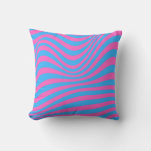 Wavy Optical Illusion Muster Kissen