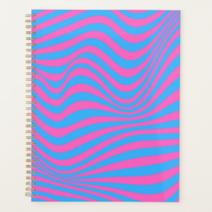 Wavy Optical Illusion Muster Planer