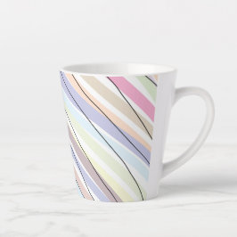 Wavy Pastel Colors Milchtasse