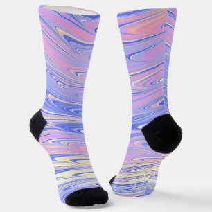 Wavy Pastel Socks Socken
