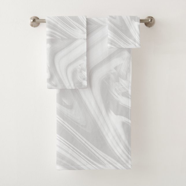 Wavy Pattern Badhandtuch Set (Insitu)