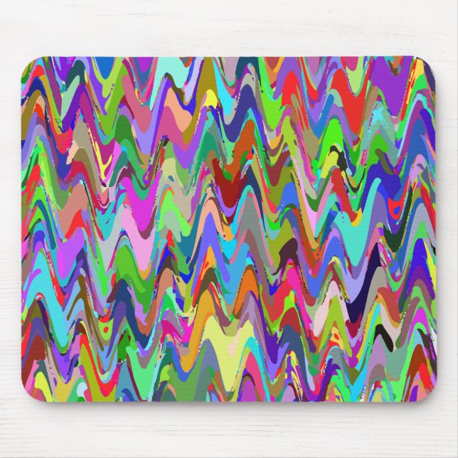 Wavy Pattern Mousepad (Vorne)