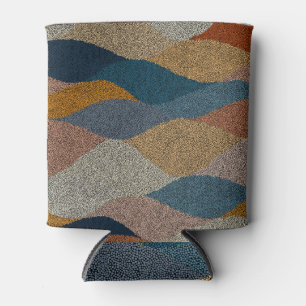 Wavy Polka Dot: Vintages Textil. Dosenkühler
