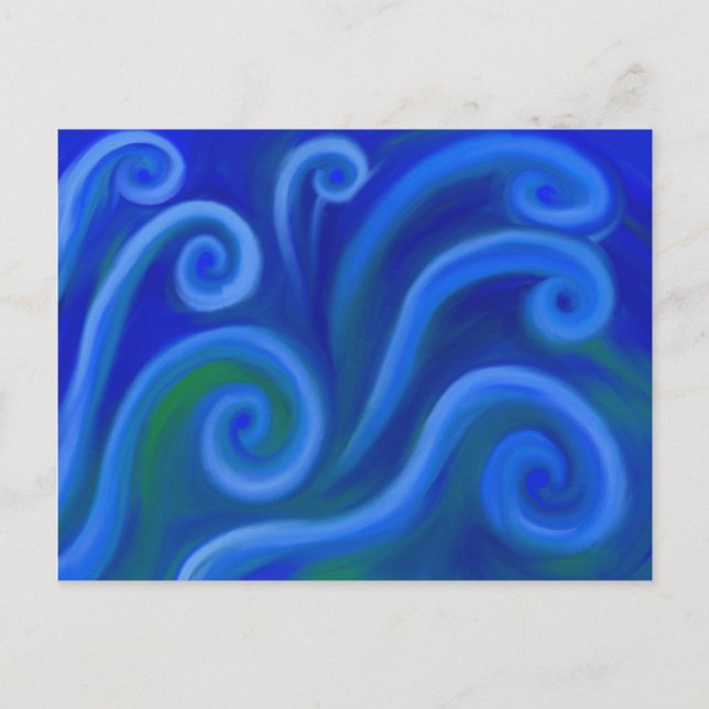 Wavy Postkarte (Vorderseite)