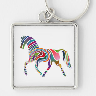 WAVY RAINBOW HORSE SCHLÜSSELANHÄNGER