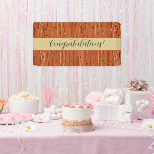 Wavy Red Stripes japanisch Abstrakt Banner