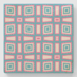 Wavy Square Sandstone Untersetzer