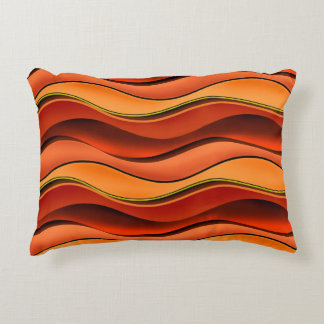 Wavy Stripes: Nahtloses Muster. Dekokissen